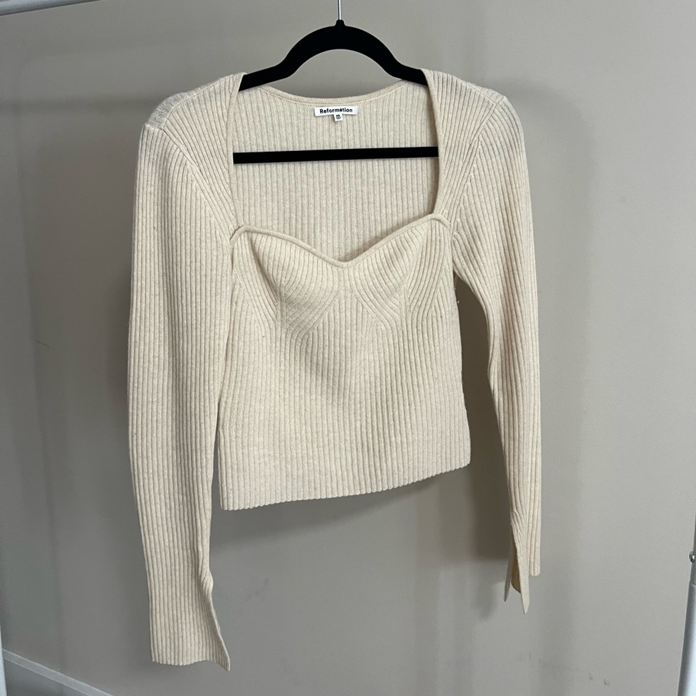 Reformation Glenna Cashmere Sweater